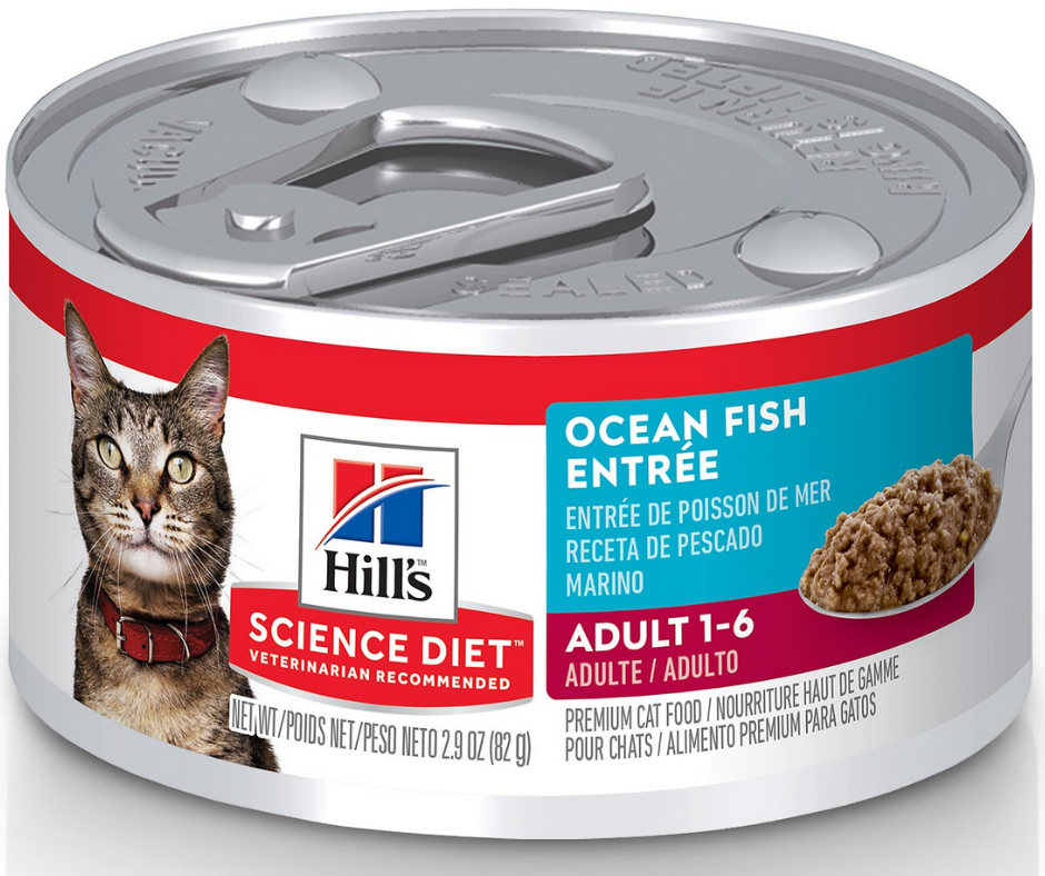Hill's Science Diet - Indoor Breeds, Adult Cat Ocean Fish Entrée Canned Cat Food-Southern Agriculture