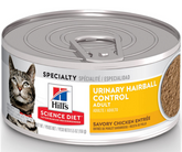 Hill's Science Diet - Adult Cat Urinary Hairball Control, Savory Chicken Entrée Canned Cat Food-Southern Agriculture