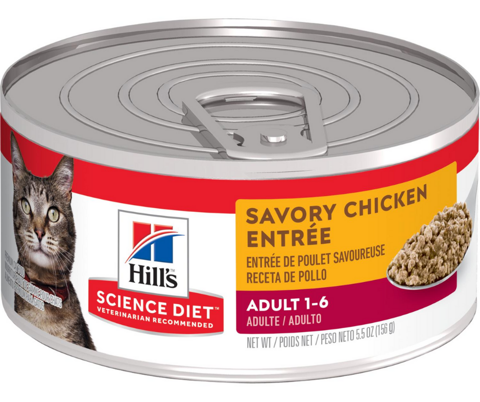 Hill's Science Diet - All Breeds, Adult Cat Savory Chicken Entrée Canned Cat Food-Southern Agriculture