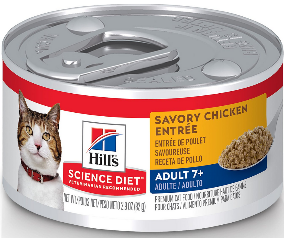 Hill's Science Diet - All Breeds, Senior Cat 7+ Years Old Savory Chicken Entrée Canned Cat Food-Southern Agriculture