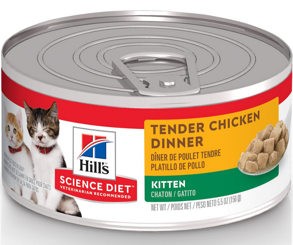 Hill's Science Diet - All Breeds, Kitten Tender Chicken Dinner Canned Cat Food-Southern Agriculture