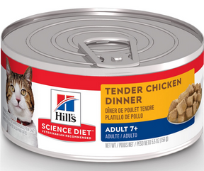 Hill's Science Diet - All Breeds, Senior 7+ Years Old Tender Chicken Dinner Canned Cat Food-Southern Agriculture