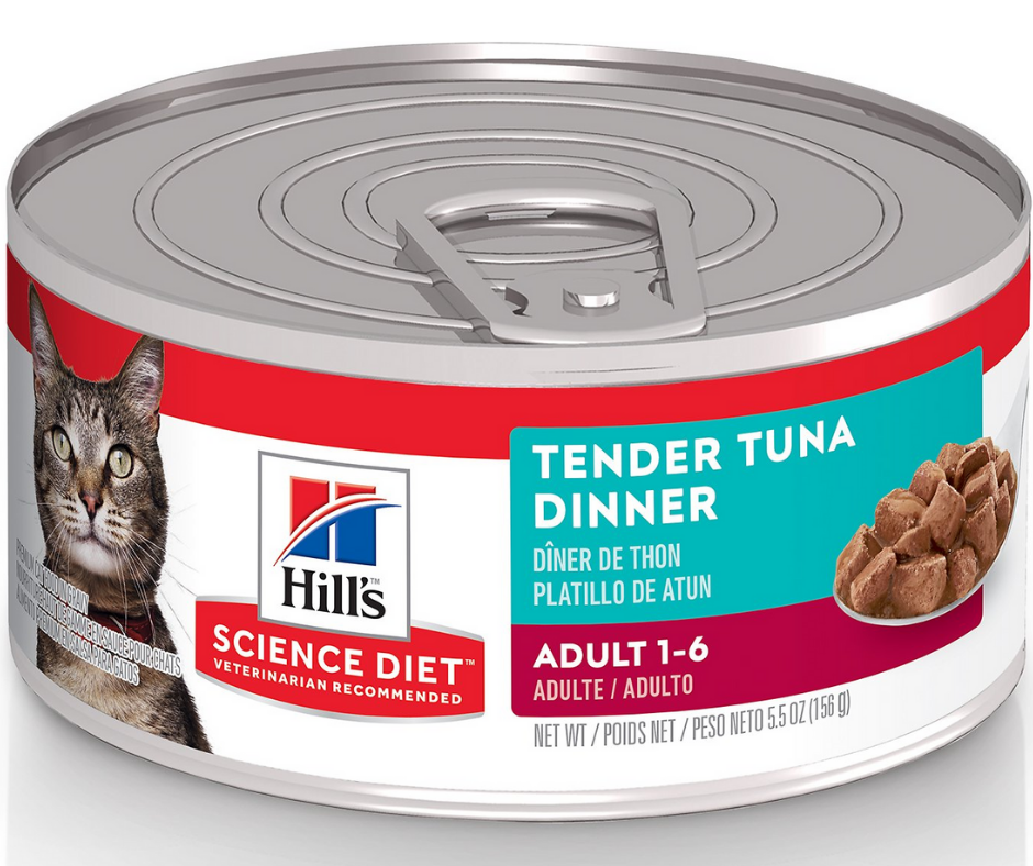 Hill's Science Diet- All Breeds, Adult Cat Tender Tuna Dinner Canned Cat Food-Southern Agriculture