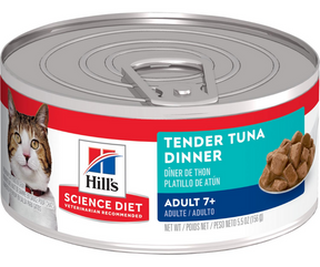 Hill's Science Diet - All Breeds, Senior 7+ Years Old Tender Tuna Dinner Canned Cat Food-Southern Agriculture