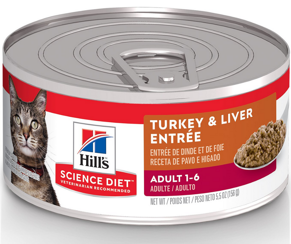 Hill's Science Diet - All Breeds, Adult Cat Turkey & Liver Entrée Canned Cat Food-Southern Agriculture