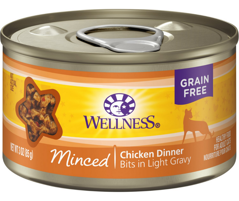 Wellness Complete Health- All Breeds, Adult Cat Minced Chicken Dinner Recipe Canned Cat Food-Southern Agriculture