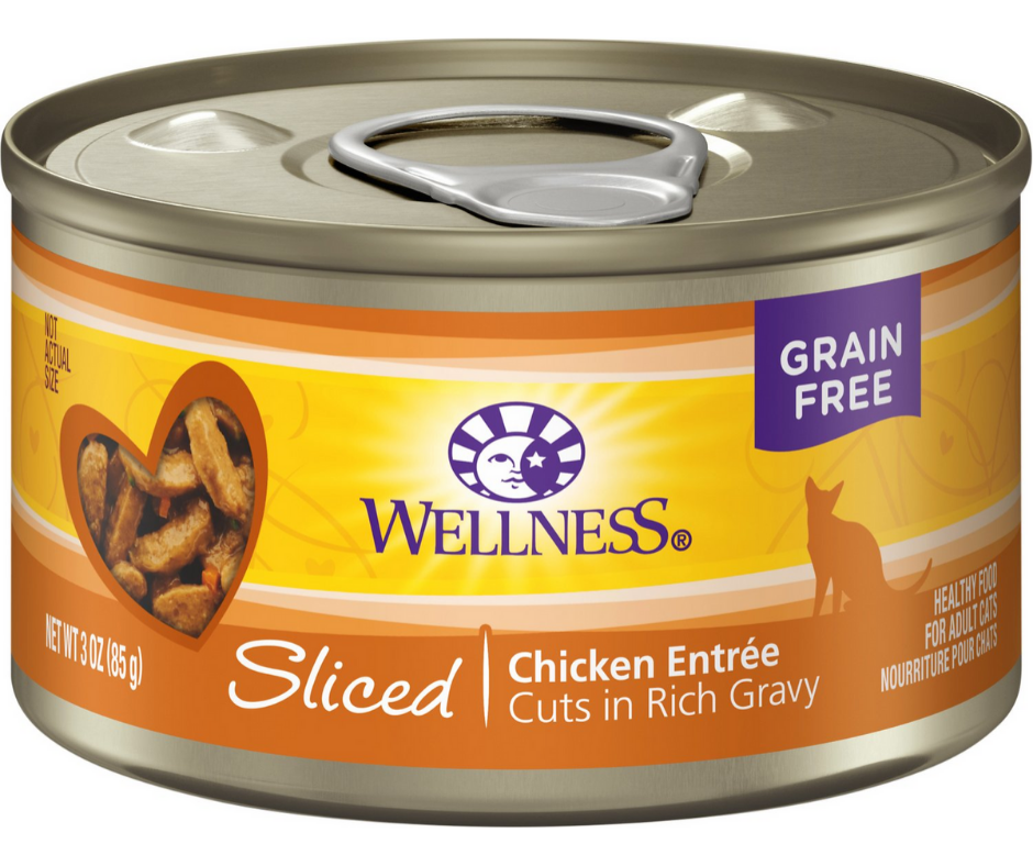 Wellness Complete Health Sliced - All Breeds, Adult Cat Chicken Entree Recipe Canned Cat Food-Southern Agriculture