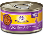 Wellness Complete Health Pâté - All Breeds, Adult Cat Turkey & Salmon Recipe Canned Cat Food-Southern Agriculture