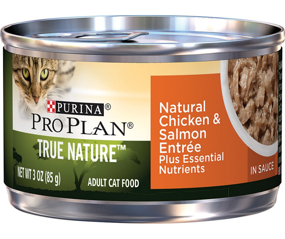 Purina Pro Plan TRUE NATURE- All Breeds, Adult Cat Natural Chicken & Salmon Entrée In Sauce Canned Cat Food-Southern Agriculture