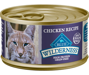 Blue Buffalo Wilderness - All Breeds, Adult Cat Grain Free Chicken Recipe Canned Cat Food-Southern Agriculture