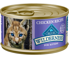 Blue Buffalo Wilderness - All Breeds, Kitten Grain Free Chicken Recipe Canned Cat Food-Southern Agriculture