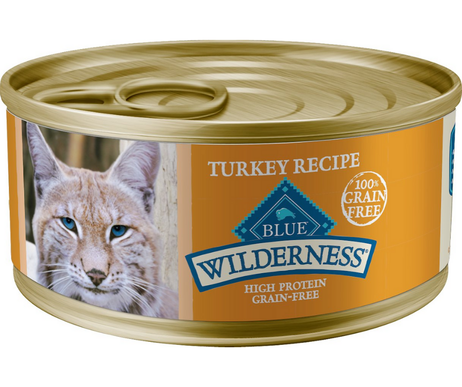Blue Buffalo Wilderness - All Breeds, Adult Cat Grain Free Turkey Recipe Canned Cat Food-Southern Agriculture