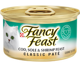 Purina Fancy Feast - All Breeds, Adult Cat Classic Paté Cod, Sole & Shrimp Recipe Canned Cat Food-Southern Agriculture