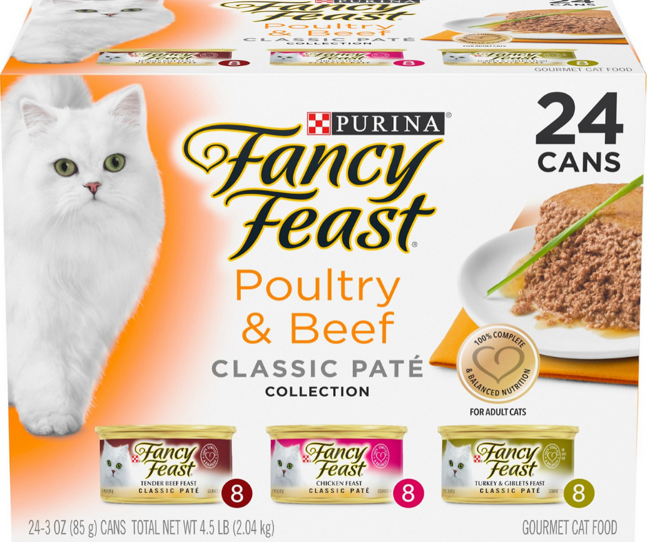 Purina Fancy Feast - All Breeds, Adult Cat Classic Paté Poultry & Beef Recipes, Variety Pack Canned Cat Food-Southern Agriculture