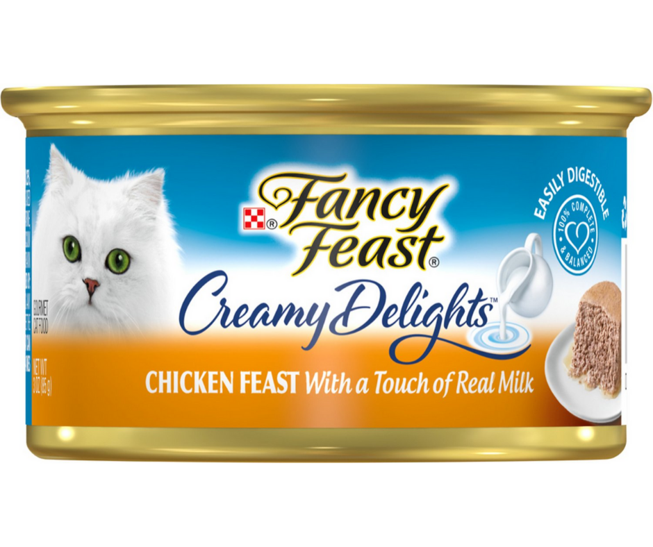 Purina Fancy Feast - All Breeds, Adult Cat Creamy Delights Chicken with a Touch of Real Milk Recipe Canned Cat Food-Southern Agriculture