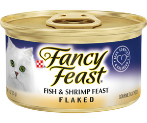 Purina Fancy Feast - All Breeds, Adult Cat Flaked Fish & Shrimp Recipe Canned Cat Food-Southern Agriculture