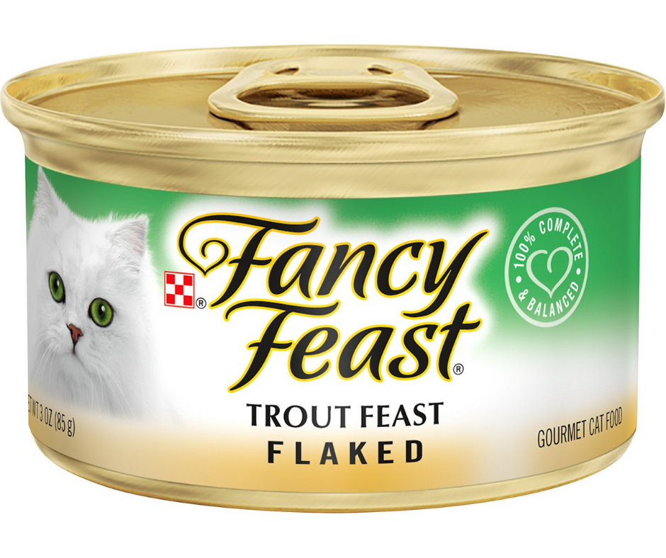 Purina Fancy Feast - All Breeds, Adult Cat Flaked Trout Recipe Canned Cat Food-Southern Agriculture