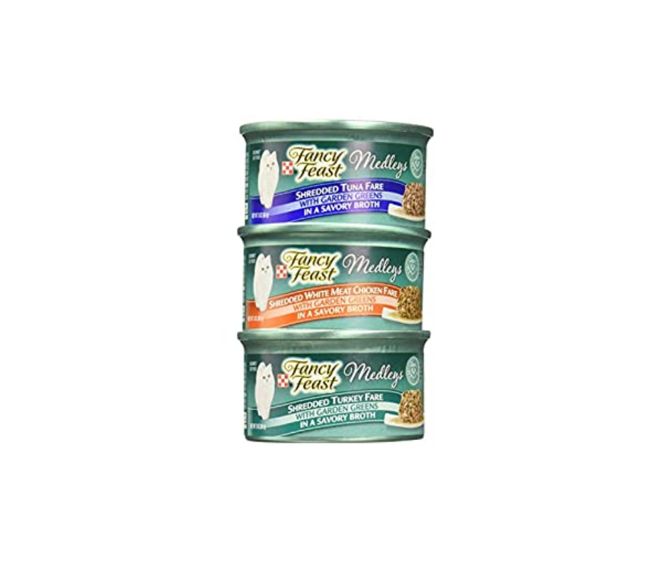 Purina Fancy Feast - All Breeds, Adult Cat Medleys Shredded Fare Variety Pack Canned Cat Food-Southern Agriculture