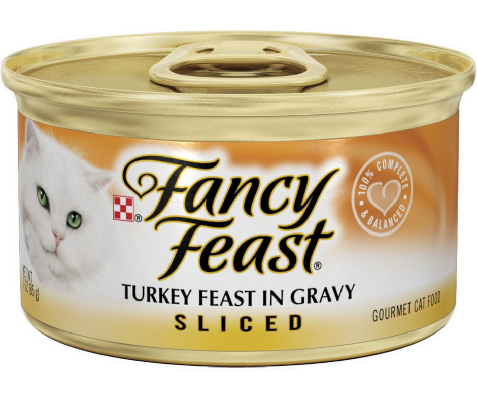 Purina Fancy Feast - All Breeds, Adult Cat Sliced Turkey in Gravy Recipe Canned Cat Food-Southern Agriculture
