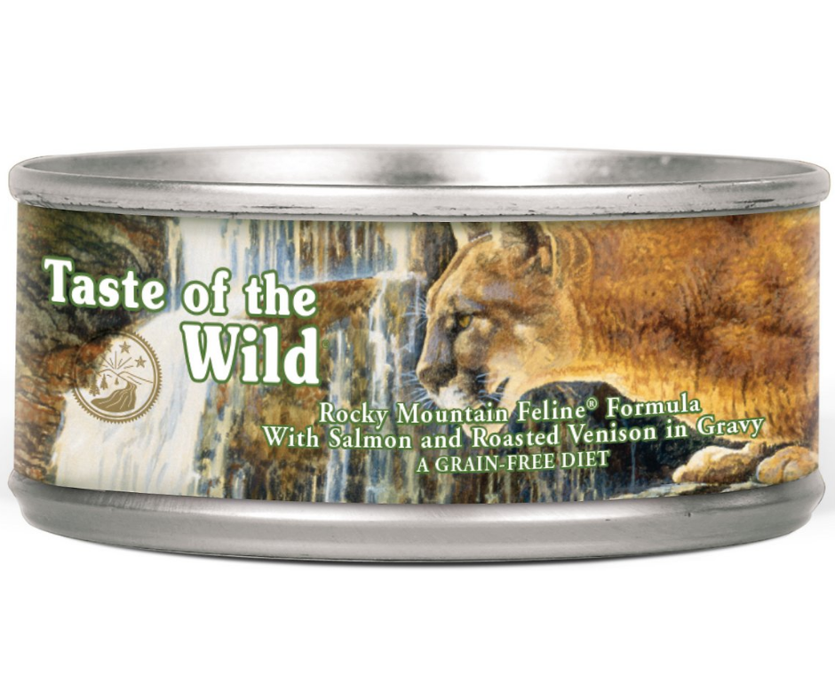 Taste of the Wild, Rocky Mountain - Feline Formula with Salmon and Roasted Venison in Gravy Canned Cat Food-Southern Agriculture