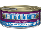 Natural Balance, Original Ultra - Indoor Cat Breeds, All Life Stages Chicken Formula Recipe Canned Cat Food-Southern Agriculture