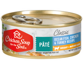 Chicken Soup for the Soul, Classic - All Breeds, Senior Cat Weight & Mature Care - Ocean Fish, Chicken & Turkey Paté Recipe Canned Cat Food-Southern Agriculture
