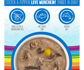 Weruva BFF, OMG Love Munchkin! - All Breeds, Adult Cat Grain-Free Chicken & Pumpkin Dinner in Gravy Canned Cat Food-Southern Agriculture