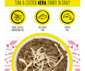 Weruva BFF, 4-Eva - All Cat Breeds, All Life Stages Tuna & Chicken Dinner in Gravy Canned Cat Food-Southern Agriculture