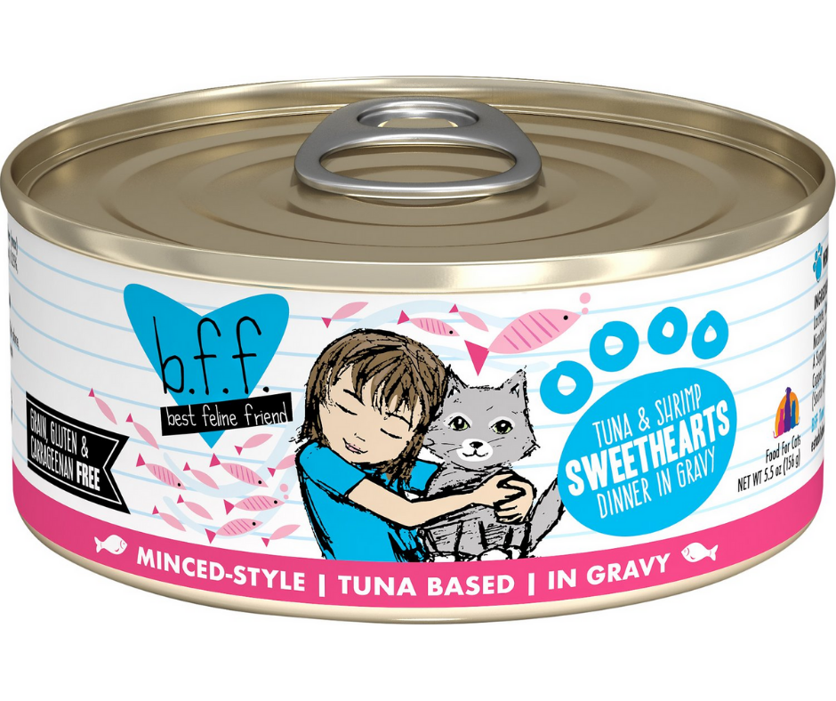 Weruva BFF, Sweethearts - All Cat Breeds, All Life Stages Tuna & Shrimp Dinner in Gravy Canned Cat Food-Southern Agriculture