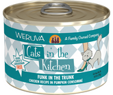 Weruva, Cats in the Kitchen - All Breeds, Adult Cat Funk In The Trunk, Grain-Free Chicken in Pumpkin Consomme Recipe Canned Cat Food-Southern Agriculture