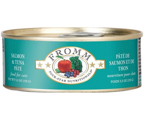 FROMM, Four-Star Nutritionals - All Cat Breeds, All Life Stages Salmon & Tuna Paté Recipe Canned Cat Food-Southern Agriculture