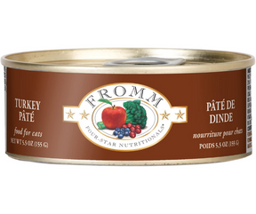 FROMM, Four-Star Nutritionals - All Cat Breeds, All Life Stages Turkey Paté Recipe Canned Cat Food-Southern Agriculture