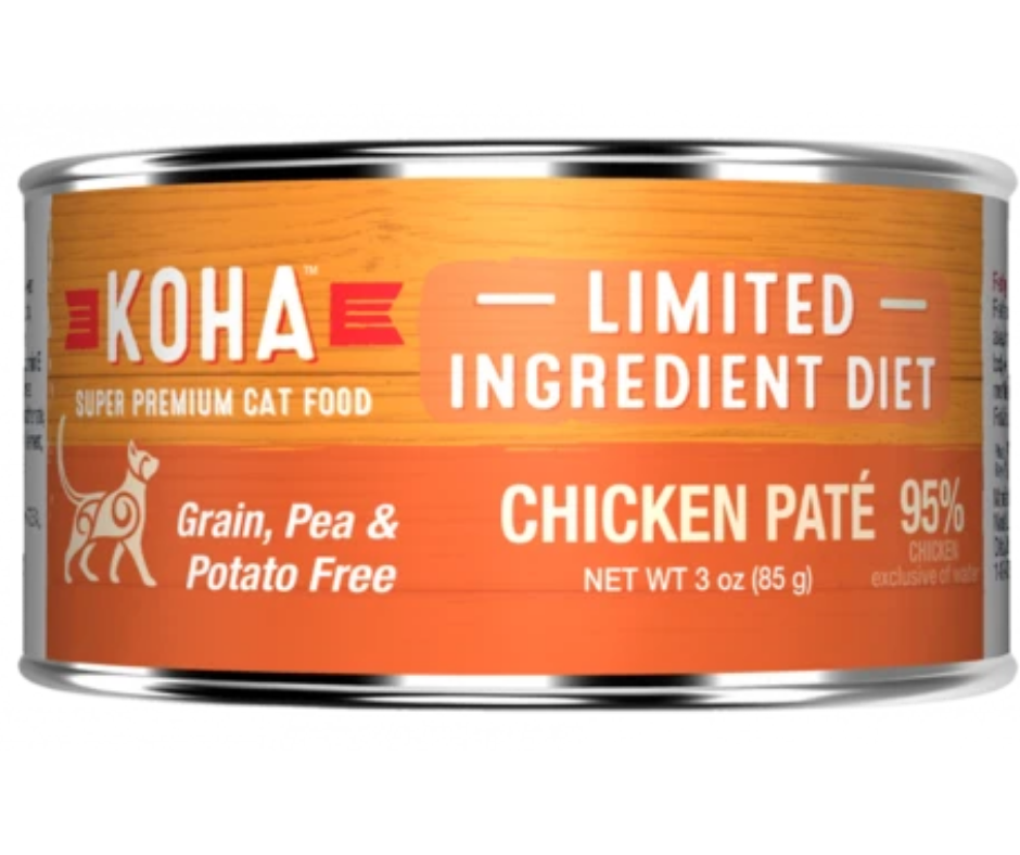 KOHA, Limited Ingredient Diet - All Breeds, Adult Cat Chicken Paté Recipe Canned Cat Food-Southern Agriculture