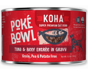 KOHA, Poké Bowl - All Breeds, Adult Cat Tuna & Beef Entrée in Gravy Recipe Canned Cat Food-Southern Agriculture