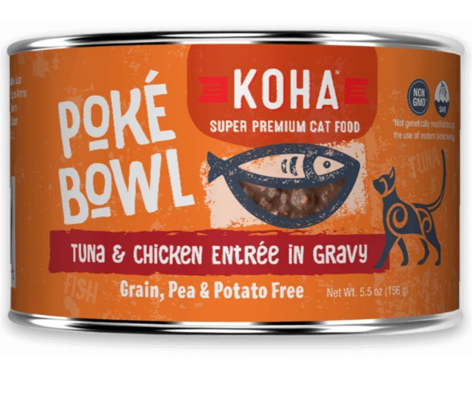 KOHA, Poké Bowl - All Breeds, Adult Cat Tuna & Chicken Entrée in Gravy Recipe Canned Cat Food-Southern Agriculture
