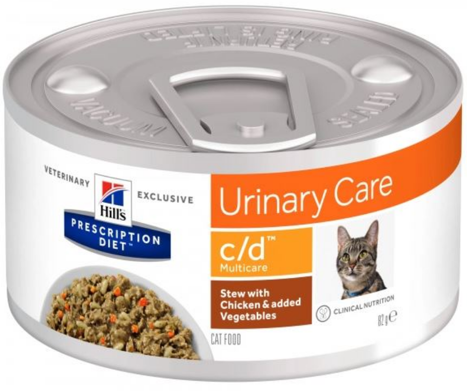 Hill's Prescription Diet - c/d Urinary Care & Multicare Feline - Stew with Chicken & Added Vegetables Canned Cat Food-Southern Agriculture
