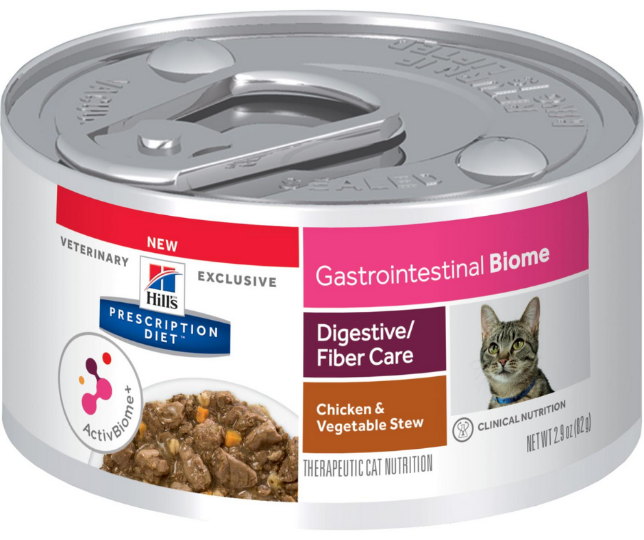 Hill's Prescription Diet - Gastrointestinal Biome Digestive & Fiber Care Feline - Chicken & Vegetable Stew Canned Cat Food-Southern Agriculture