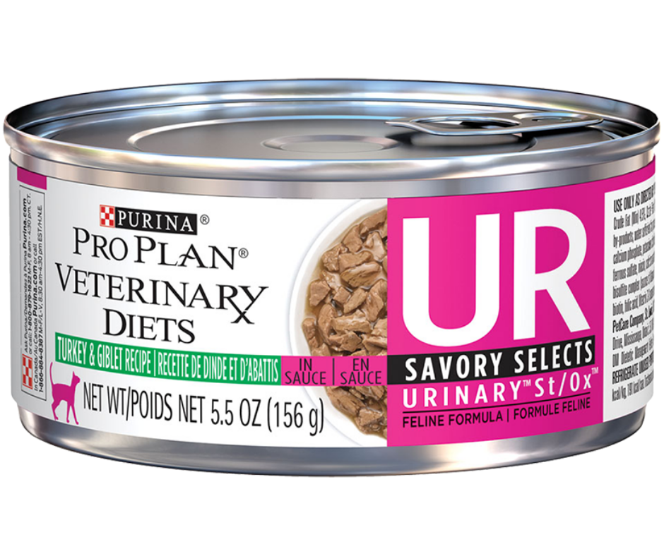 Purina Pro Plan Veterinary Diets - UR Urinary St/Ox Feline - Savory Selects, Turkey & Giblet Recipe in Sauce Canned Cat Food-Southern Agriculture