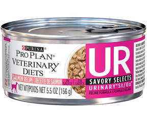 Purina Pro Plan Veterinary Diets - UR Urinary St/Ox Feline - Savory Selects, Salmon Recipe in Sauce Canned Cat Food-Southern Agriculture
