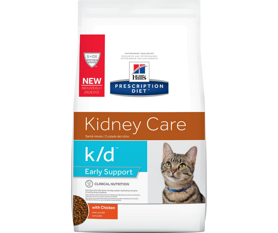 Hill's Prescription Diet - k/d Kidney Care Early Stage/Early Support Feline Chicken Dry Cat Food-Southern Agriculture