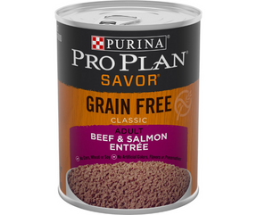 Purina Pro Plan Savor - All Breeds, Adult Dog Classic Grain-Free Beef & Salmon Entree Canned Dog Food-Southern Agriculture