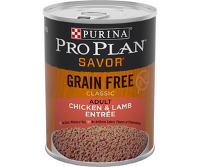 Purina Pro Plan Savor - All Breeds, Adult Dog Classic Grain-Free Chicken & Lamb Entree Canned Dog Food-Southern Agriculture