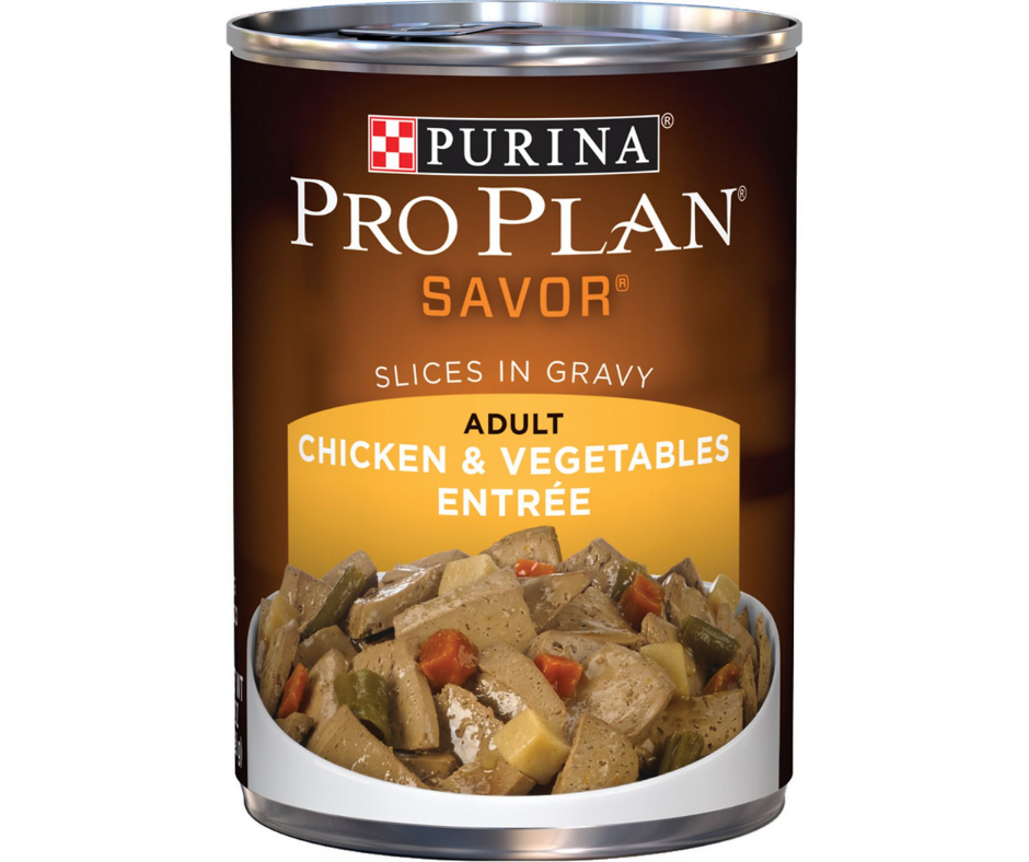 Purina Pro Plan Savor - All Breeds, Adult Dog Chicken & Vegetables Entree Slices in Gravy Canned Dog Food-Southern Agriculture