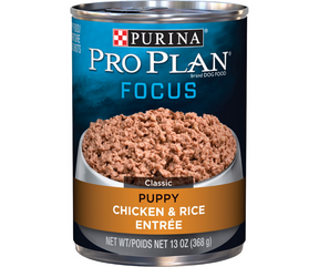 Purina Pro Plan Focus - All Breeds, Puppy Classic Chicken & Rice Entree Canned Dog Food-Southern Agriculture