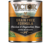 Victor - All Breeds, Adult Dog Grain-Free Chicken & Vegetables Stew Cuts in Gravy Canned Dog Food-Southern Agriculture