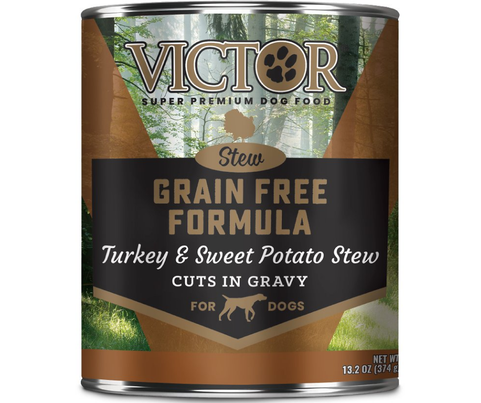 Victor - All Breeds, Adult Dog Grain-Free Turkey & Sweet Potato Stew Cuts in Gravy Canned Dog Food-Southern Agriculture