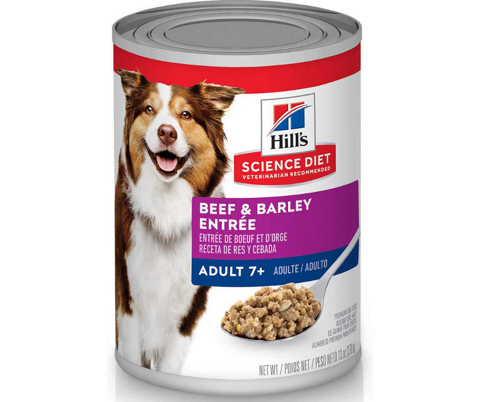 Hill's Science Diet - All Breeds, Adult Dog 7+ Years Old Beef & Barley Entree Canned Dog Food-Southern Agriculture