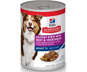 Hill's Science Diet - All Breeds, Adult Dog 7+ Years Old Savory Stew with Beef & Vegetables Canned Dog Food-Southern Agriculture