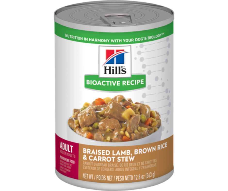 Hill's Bioactive Recipe - All Breeds, Adult Dog Braised Lamb, Brown Rice & Carrot Stew Canned Dog Food-Southern Agriculture