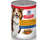 Hill's Science Diet - All Breeds, Adult Dog 7+ Years Old Savory Stew with Chicken & Vegetables Canned Dog Food-Southern Agriculture